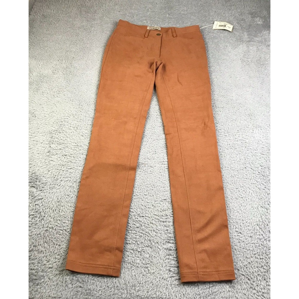 Purdey Cotton Stretch 5 Pocket Trousers Pants Womens UK 8R US 4 Ginger Jeans NEW
